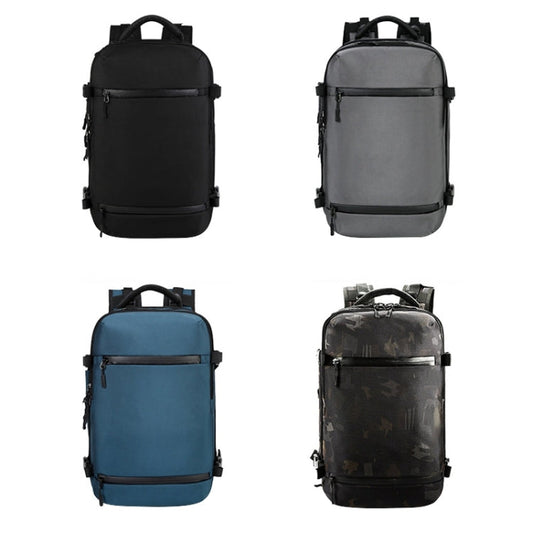 Ozuko 8983 Large Capacity Waterproof Travel Outdoor USB Shoulder Backpack 20 Inch(Blue)