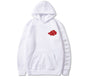 Japanese cloud print pullover hoodie oversized