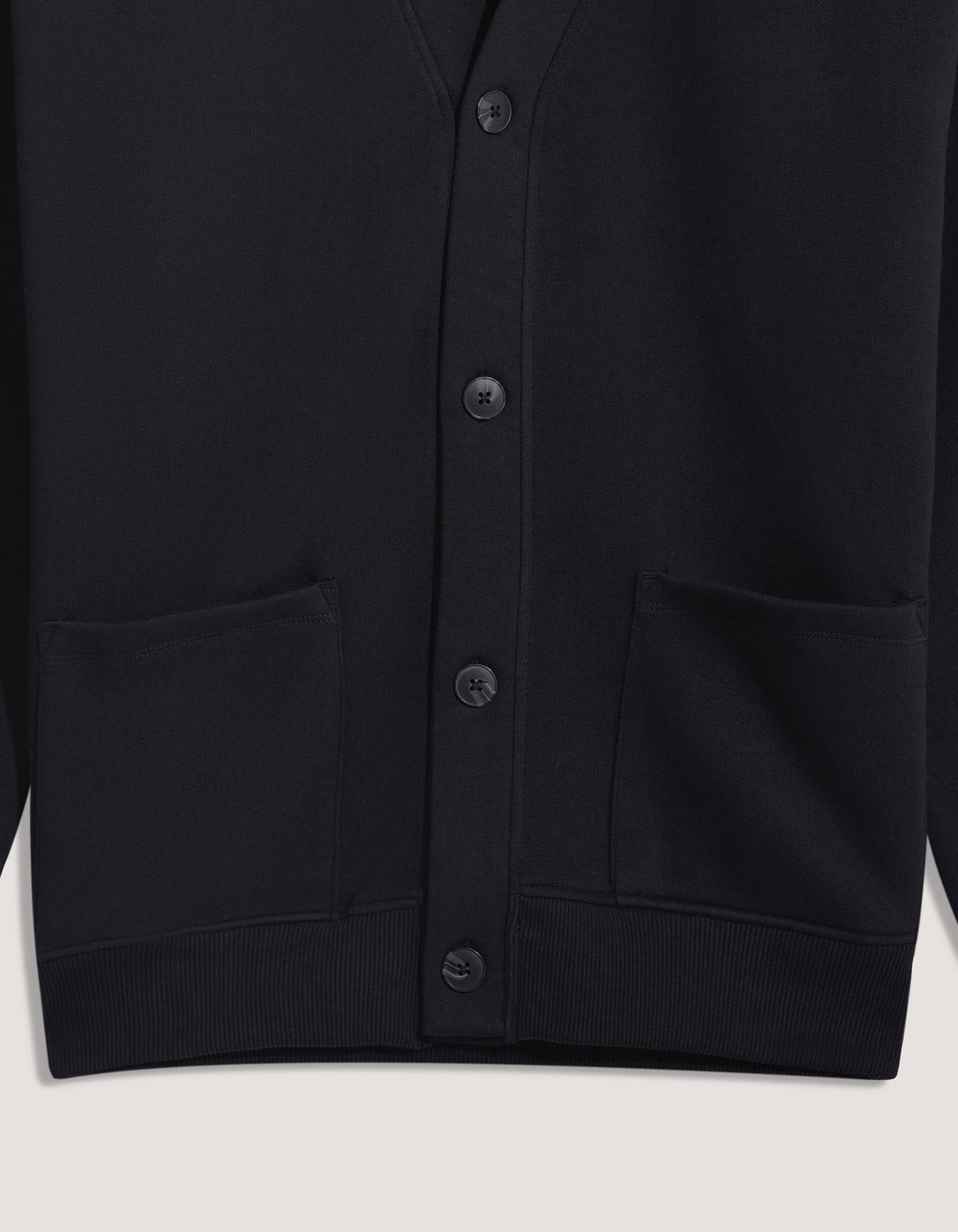 Cardigan noir à col châle