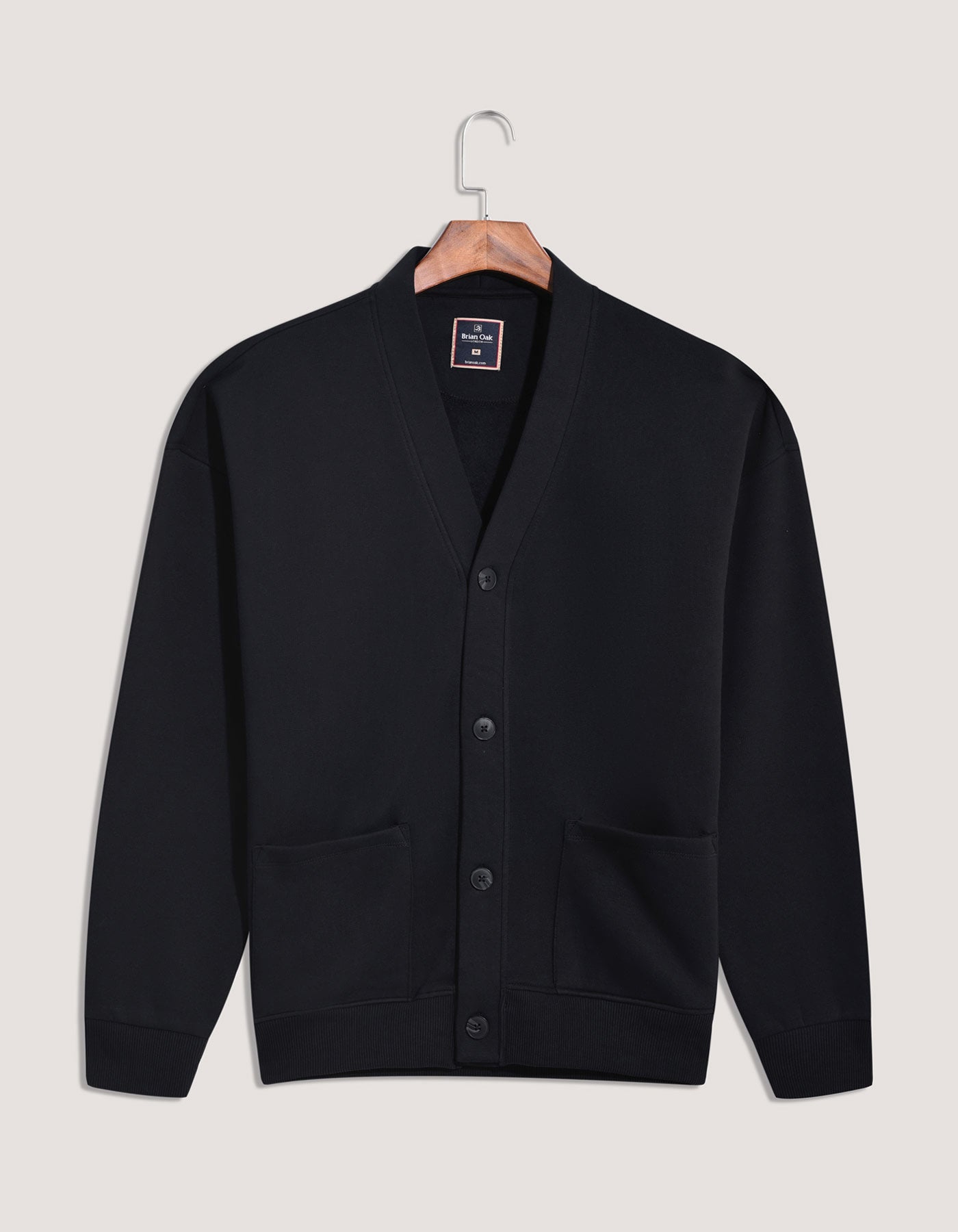 Cardigan noir à col châle