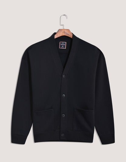 Cardigan noir à col châle