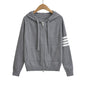Colour Block Zip Hoodie