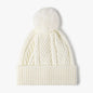 Cable knit pompom hat - view 9