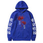 Velvet Thickened anime Trendy Pullover hoodies