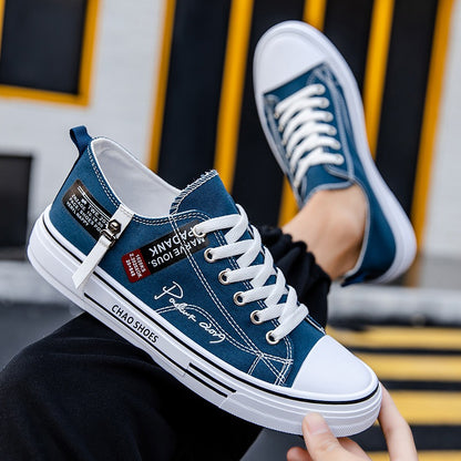 Breathable men's canvas shoes