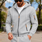Men's full zip loose hoodies