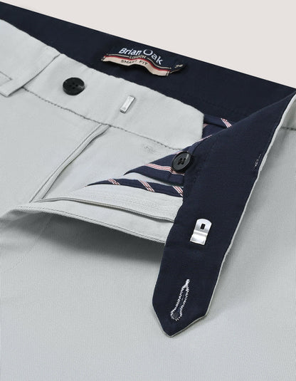 Silver Easy Care Chino Trouser