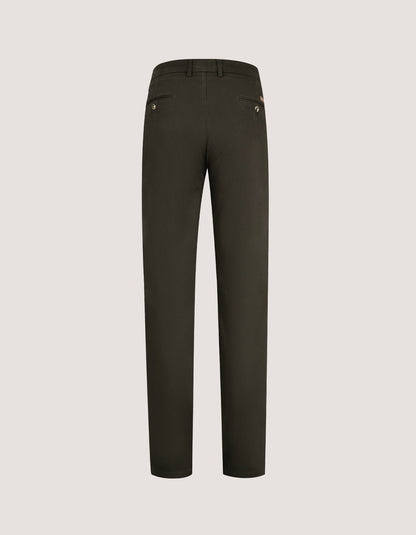 Chocolate Brown Moleskin Chino Trouser