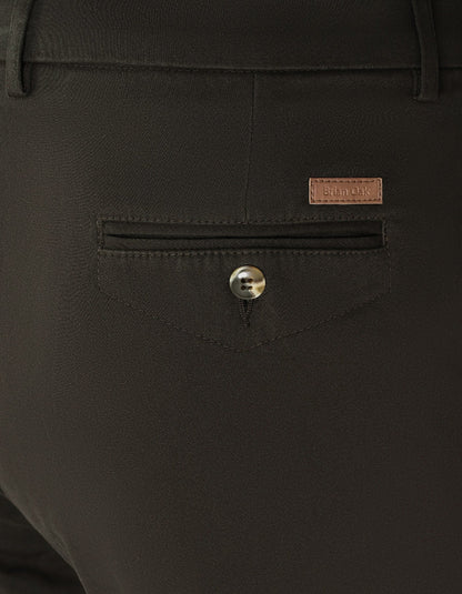 Chocolate Brown Moleskin Chino Trouser