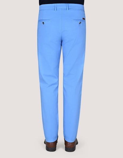 Pantalon chino confortable bleu ciel