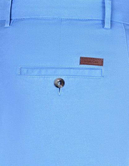 Pantalon chino confortable bleu ciel