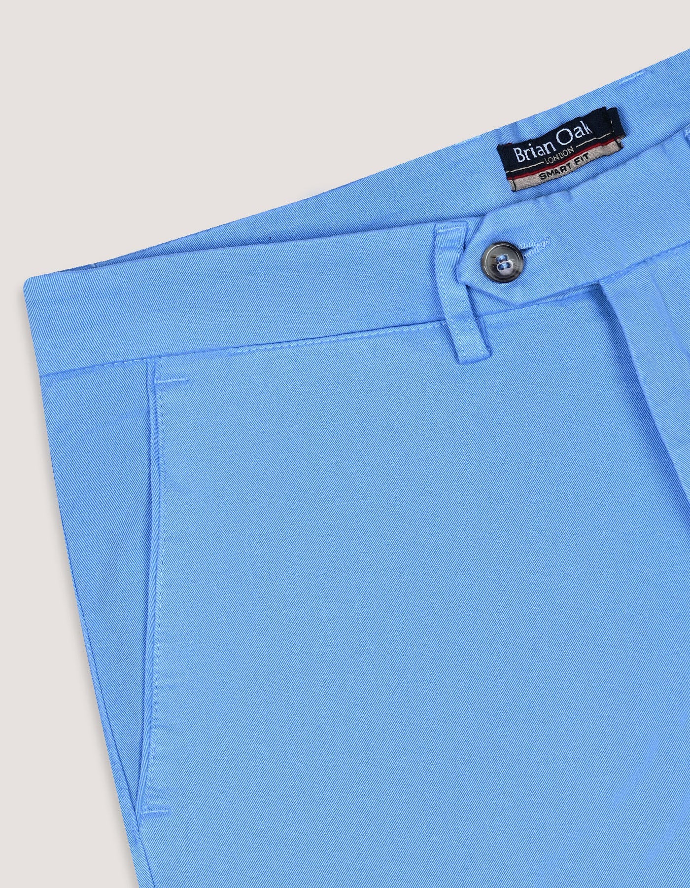 Pantalon chino confortable bleu ciel