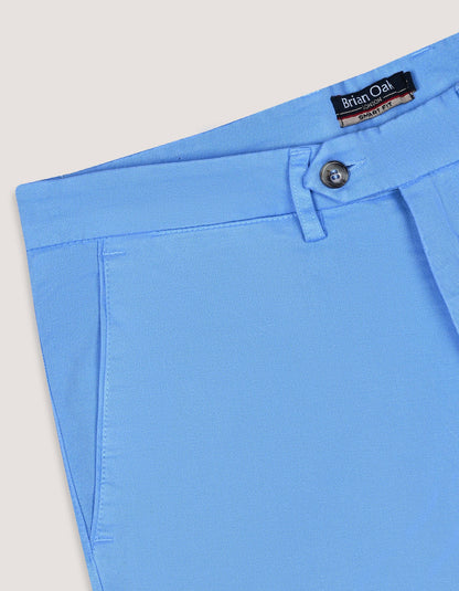 Pantalon chino confortable bleu ciel