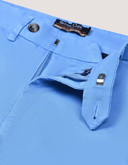 Pantalon chino confortable bleu ciel