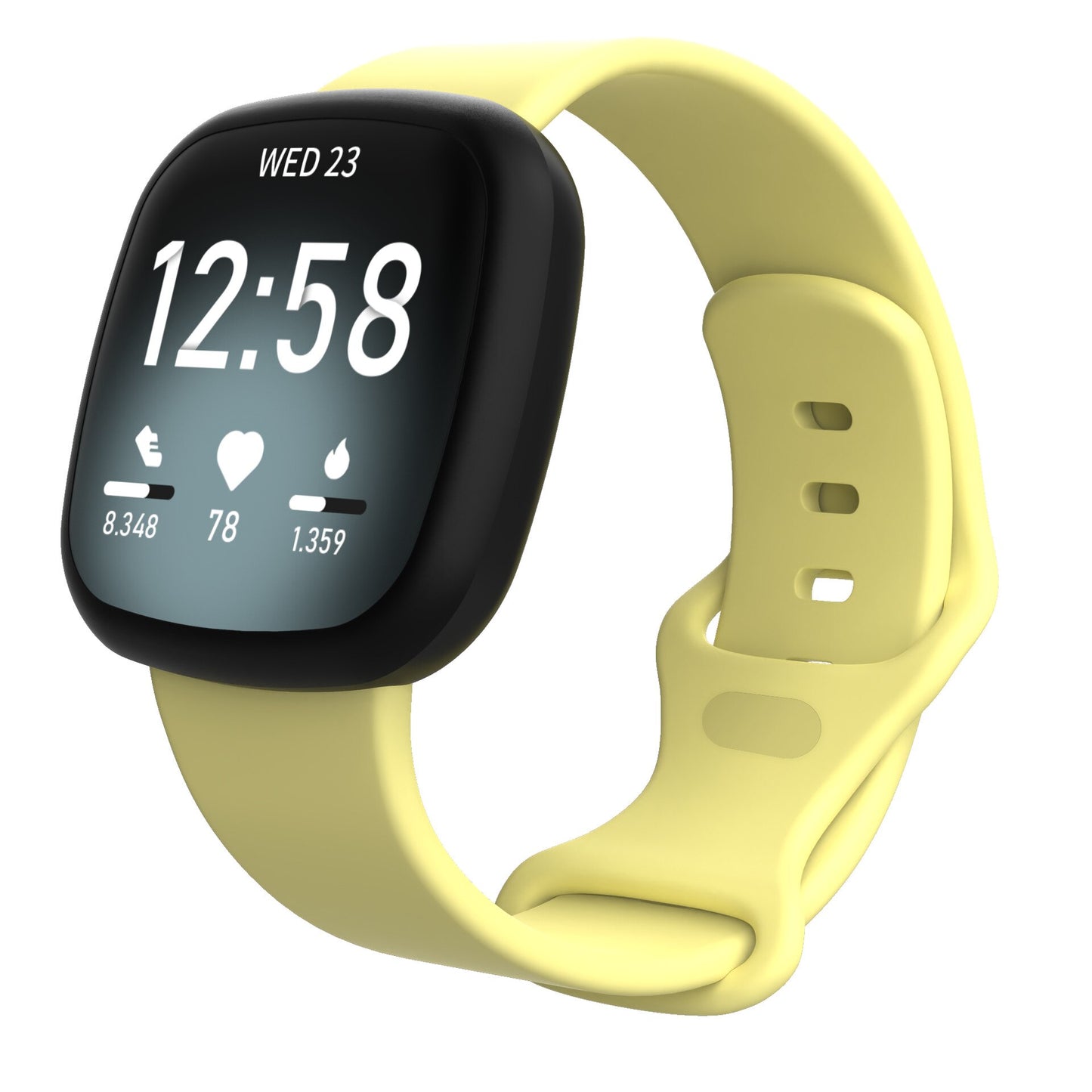 Fitbit Versa 3 Silicone Watch Strap