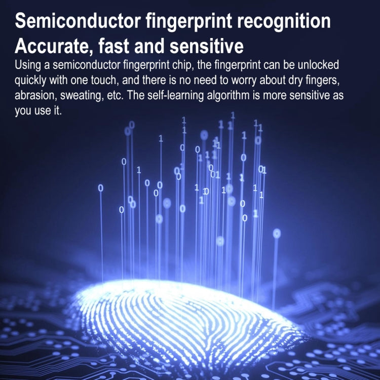 Original Xiaomi Youpin ZNGS06YSB YEELOCK Smart Fingerprint Drawer Cabinet Lock(White)