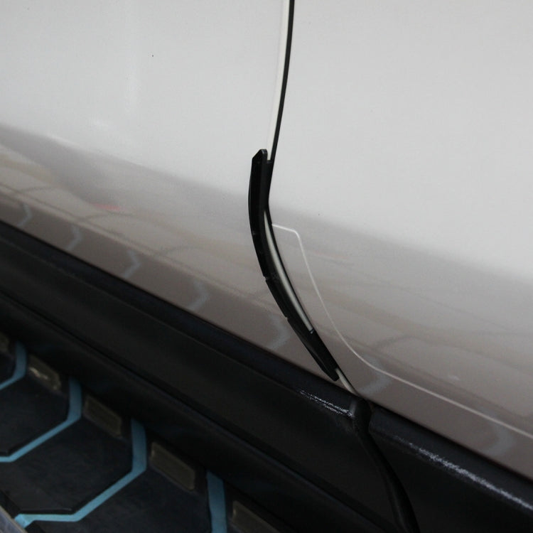 3R 3R-2103 4 PCS Rubber Car Side Door Edge Protection Guards Cover Trims Stickers(Transparent)
