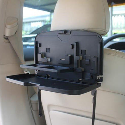 SHUNWEI SD-1509 Car Auto Back Seat Folding Table Drink Food Cup Tray Holder Stand Desk Multi-purpose Travel Dining Tray(Brown)