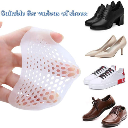 Silicone Forefoot Cushion Pads (2 Pairs)