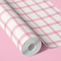 COTTAGE GINGHAM SOFT PINK WALLPAPER