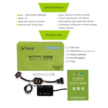 TROS KS-5Drive Potent Booster for Mitsubishi Triton 2005-2014 Electronic Throttle Controller