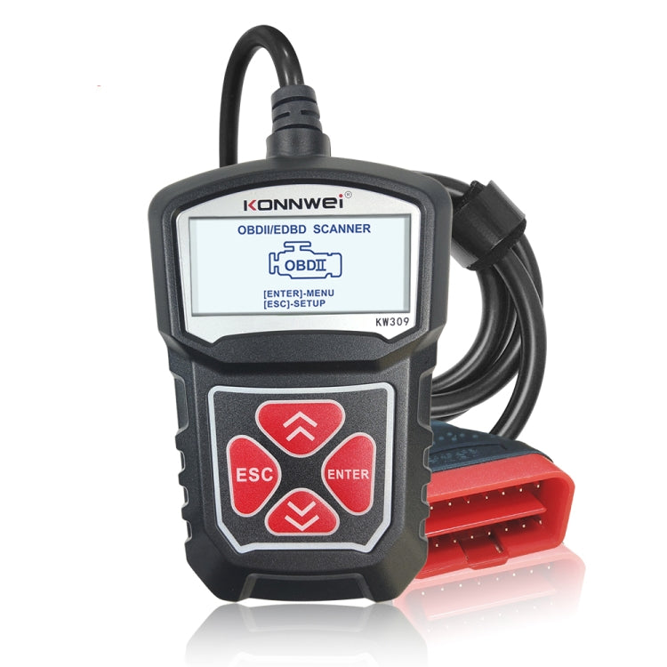 KONNWEI KW309 V309 V310 MS309 Lecteur de code OBD2 Outil de diagnostic (Noir)