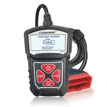 KONNWEI KW309 V309 V310 MS309 Lecteur de code OBD2 Outil de diagnostic (Noir)