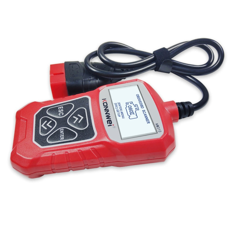 KONNWEI KW310 OBD Car Fault Detector Code Reader ELM327 OBD2 Scanner Diagnostic Tool(Red)