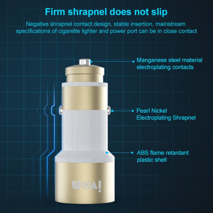 IVON CC33 36W 6A Dual QC 3.0 USB Full Metal Car Charger
