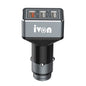 Chargeur de voiture USB double IVON CC36 39W 7.2A QC 3.0 avec lumière ambiante