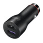 Original Huawei CP36 Dual USB Super Fast Charging Car Charger (Max 22.5W SE) (Dark Gray)