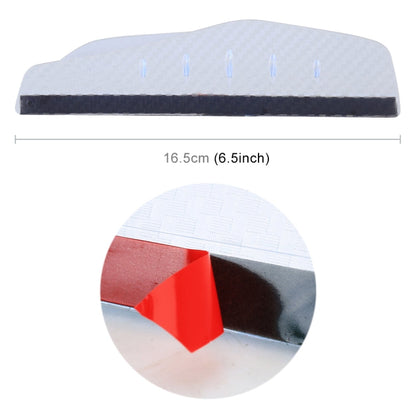 1 Pair 3R-2156 Universal Car Rearview Mirror Rain Blades Mirror Eyebrow Rain Cover (Transparent)