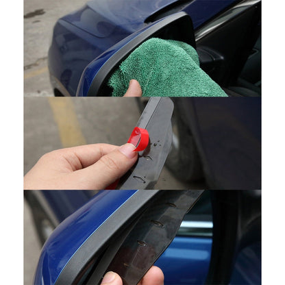1 Pair 3R-2156 Universal Car Rearview Mirror Rain Blades Mirror Eyebrow Rain Cover (Transparent)