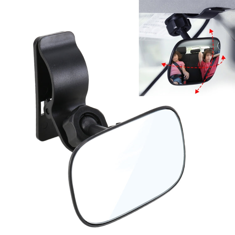 3R-2161 Rétroviseur intérieur de voiture camion, grand angle réglable, pour angles morts, avec clip