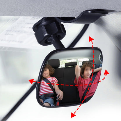 3R-2161 Rétroviseur intérieur de voiture camion, grand angle réglable, pour angles morts, avec clip