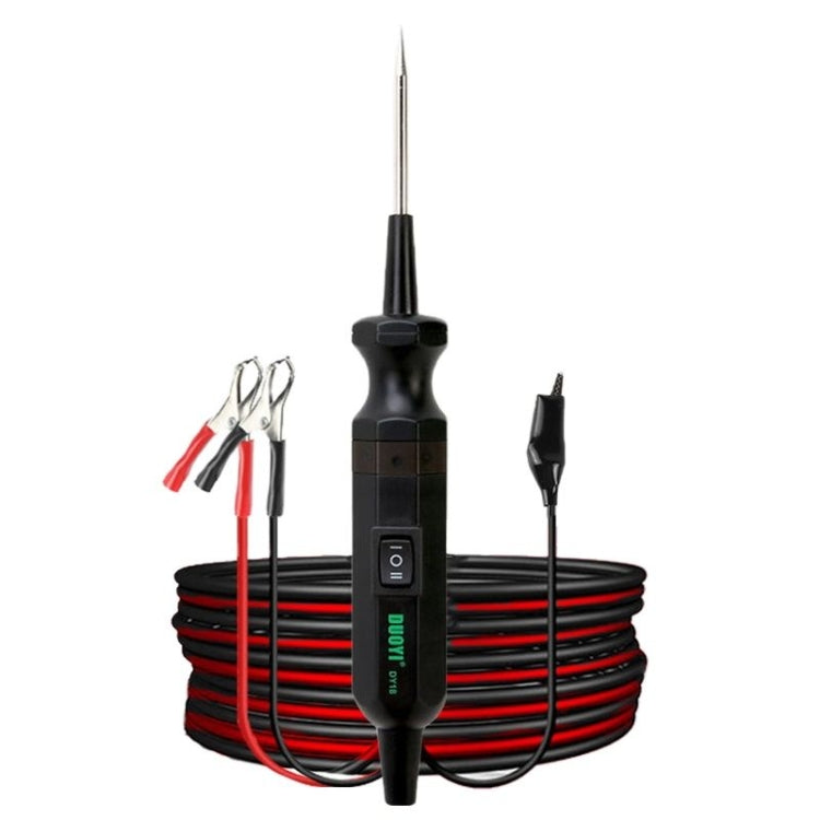 Sonde de testeur de circuit automobile DUOYI DY18 Outil de diagnostic 12V 24V Voltmètre de courant