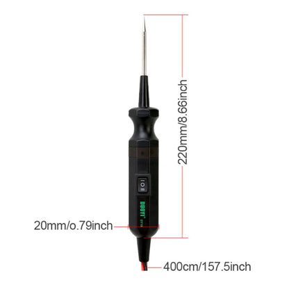Sonde de testeur de circuit automobile DUOYI DY18 Outil de diagnostic 12V 24V Voltmètre de courant
