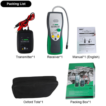 DUOYI DY25 Testeur de câble de voiture Détecteur de court-circuit et de circuit ouvert Testeur de traceur de ligne de tonalité de diagnostic