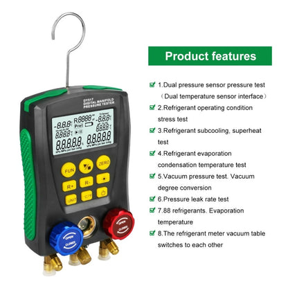 DUOYI DY517A Car Air Conditioning Diagnostic Instrument Temperature Monitor Fluoride Meter