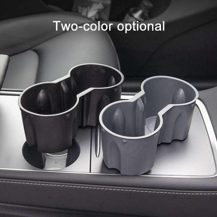 SHUNWEI SD-1054 Car Water Cup Holder for Tesla Model 3 / Y 2021-2022(Black)