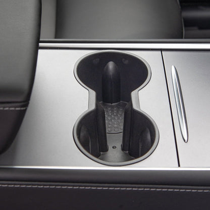 SHUNWEI SD-1054 Car Water Cup Holder for Tesla Model 3 / Y 2021-2022(Black)