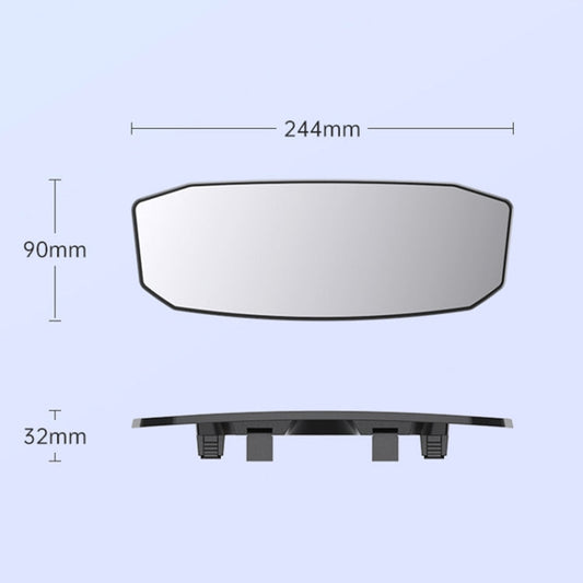 Rétroviseur anti-éblouissement SHUNWEI SD-2414, Taille : 244 x 90mm