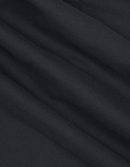 Black Long Sleeve Button Down Casual Shirt