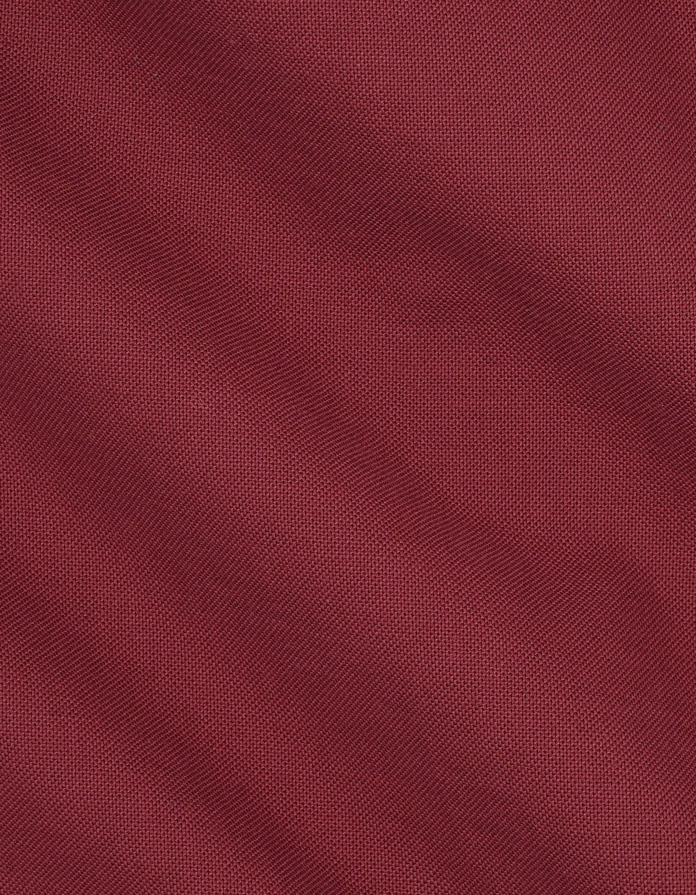 Chemise à manches longues bordeaux à col boutonné