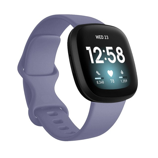 Fitbit Versa 3 Silicone Watch Strap