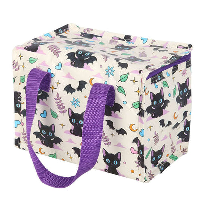Gothic Gifts Cute and Creepy Cat Print Lunch Bag