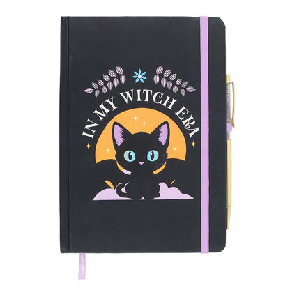 Gothic Gifts In My Witch Era A5 Notebook with Amethyst Pen