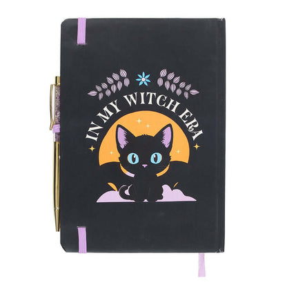 Gothic Gifts In My Witch Era A5 Notebook with Amethyst Pen