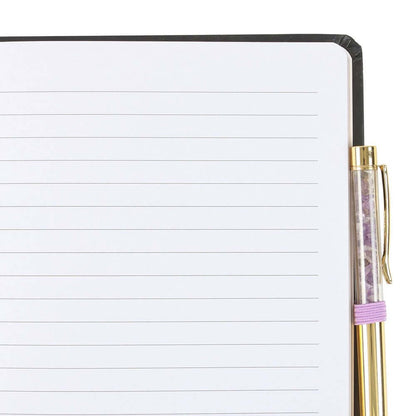 Gothic Gifts In My Witch Era A5 Notebook with Amethyst Pen