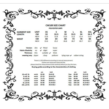 Corset long Talia Gothic Dark in Love avec baleines en métal